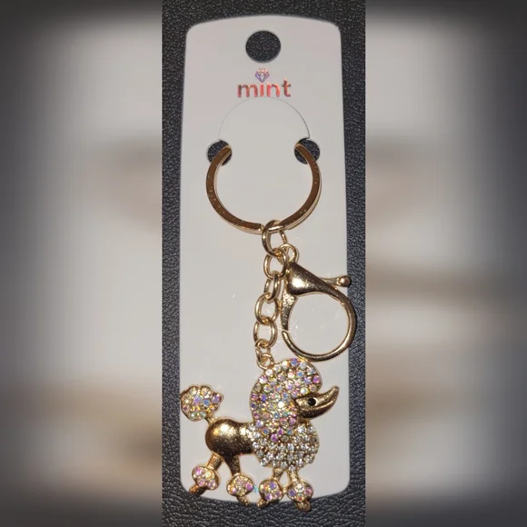 Iridescent 🐩 Keychain/Bag Charm - Picture 2 of 2